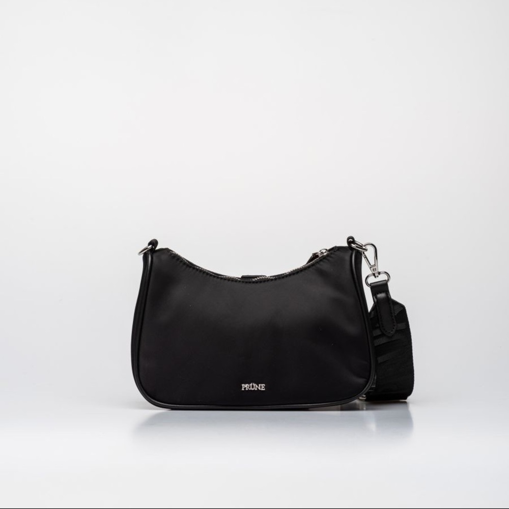 Brand New With Tags Prune Argentina Black Aurora Nylon Crossbody Bag Purse BNWT
